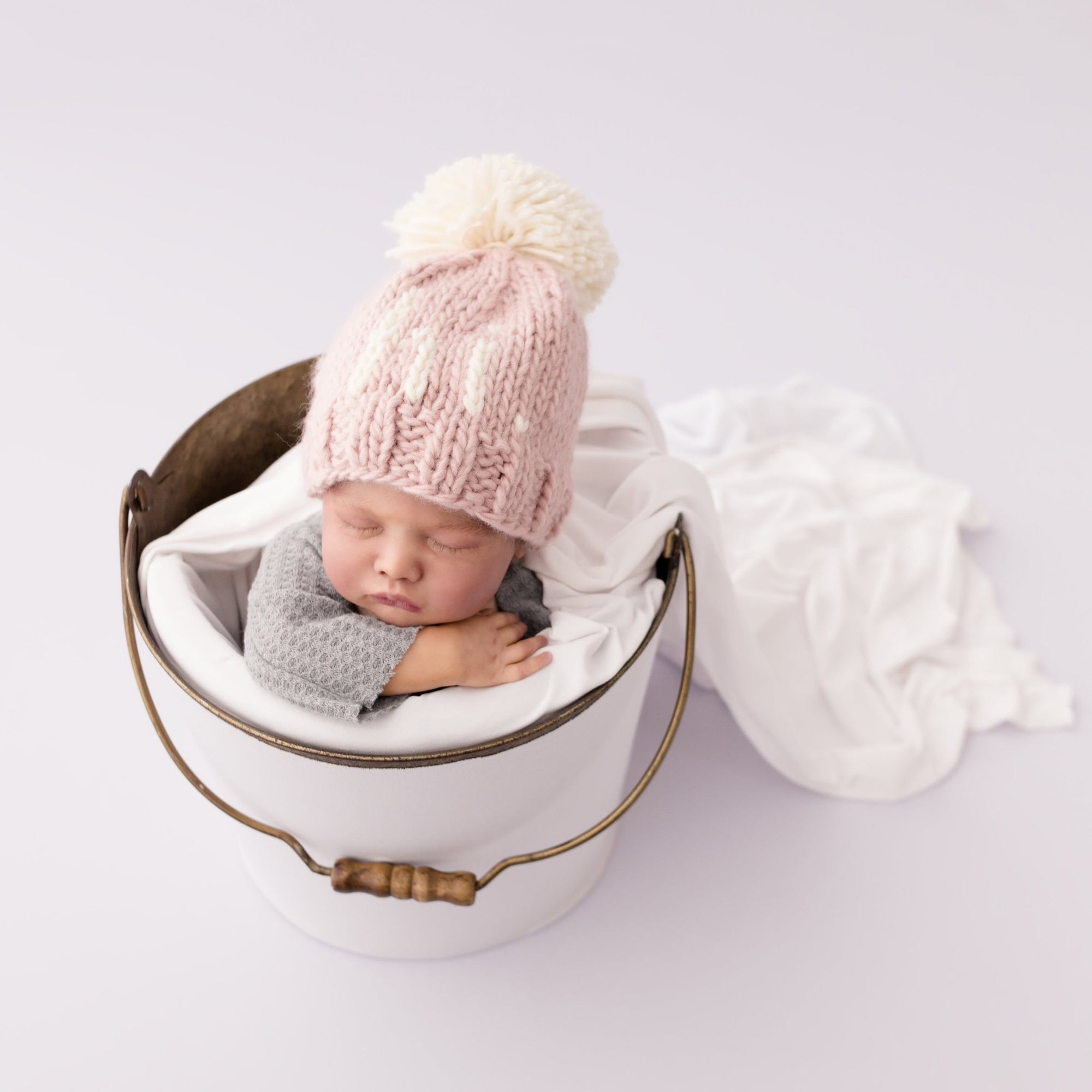 hi. Rosy Hand Knit Beanie Hat - Beanie Hats