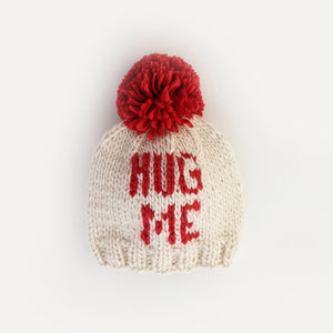 Hug Me Valentine Knit Beanie Hat Ships 12/1-12/30 - Beanie Hats