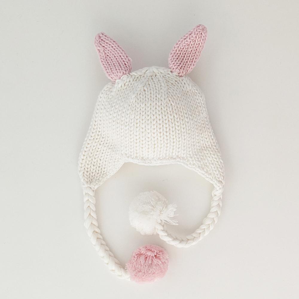 Hugbunny Pink Beanie Hat for Babies, Toddlers & Kids - Huggalugs