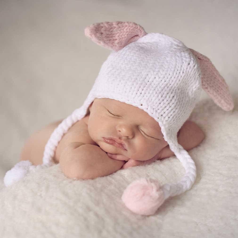 Hugbunny Pink Beanie Hat for Babies, Toddlers & Kids - Beanie Hats