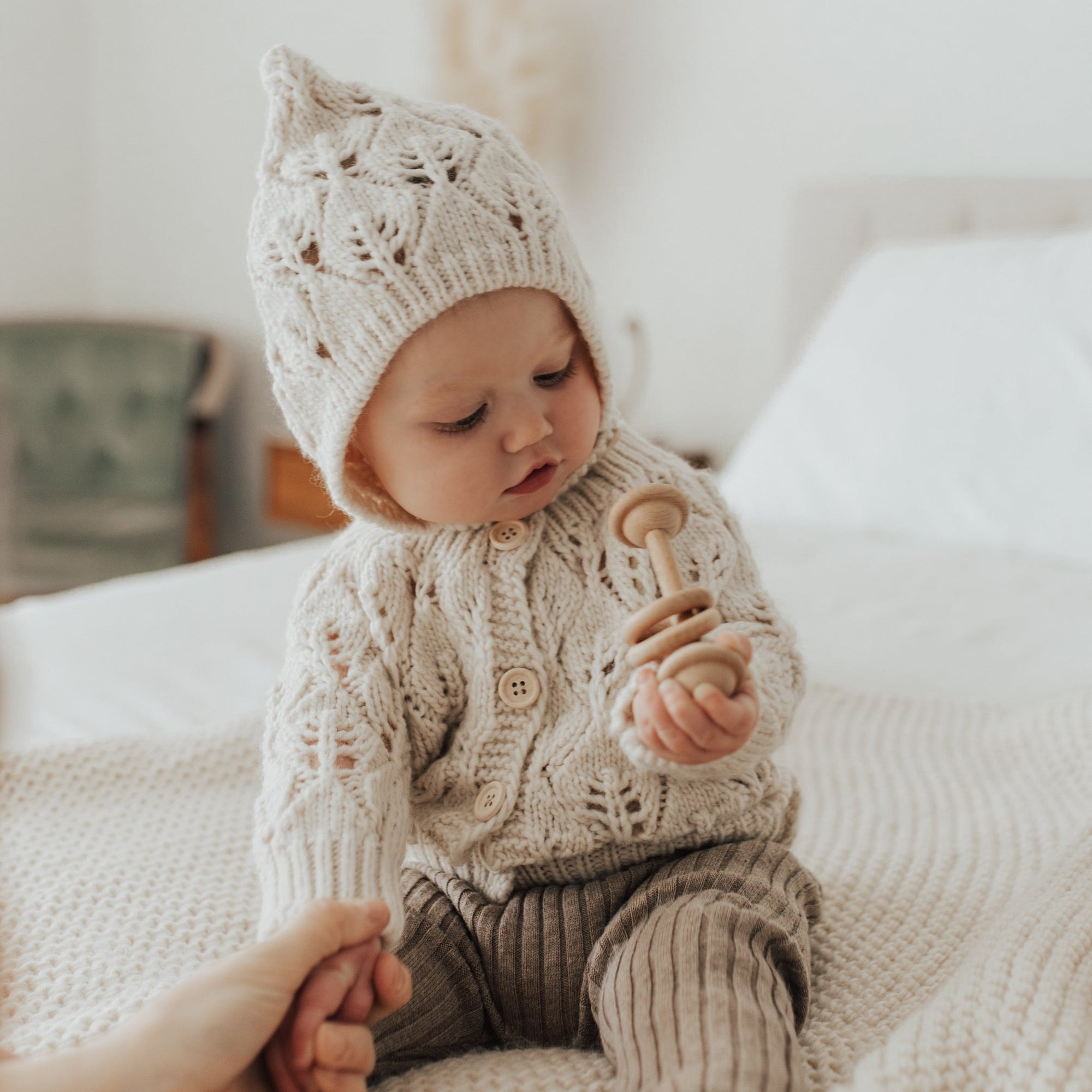 Huggalugs Stitch Cardigan Sweater Baby Clothing– Hazel & Fawn