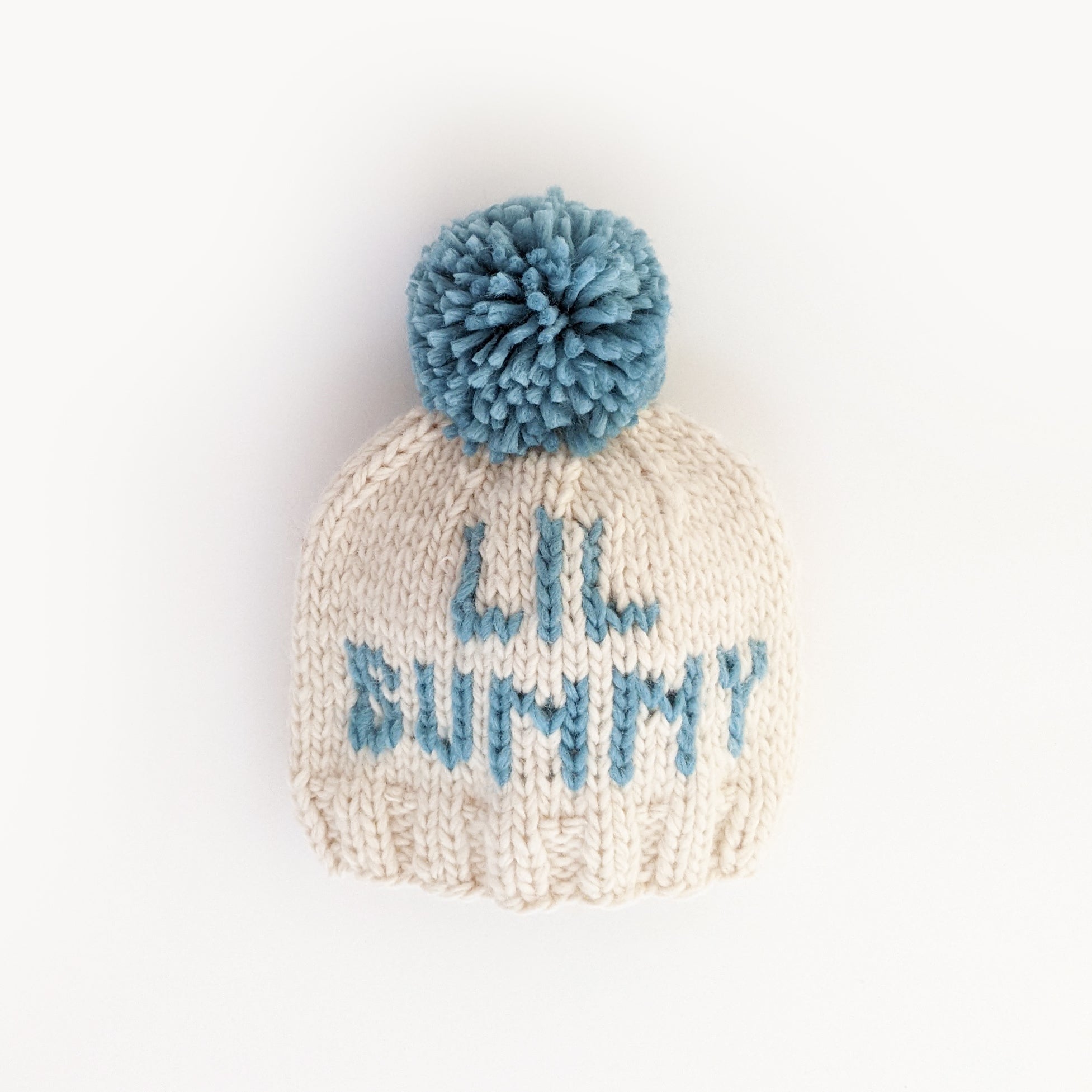 Lil Bunny Blue Beanie Hat Ships 1/1-1/30 - Huggalugs