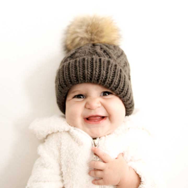 Loden Pop Pom Pom Beanie Hat - Beanie Hats