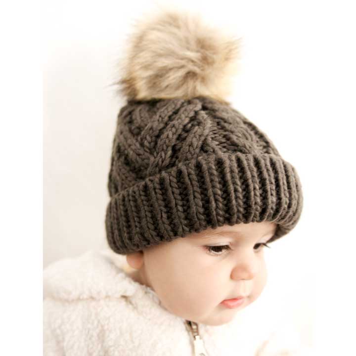Loden Pop Pom Pom Beanie Hat - Beanie Hats