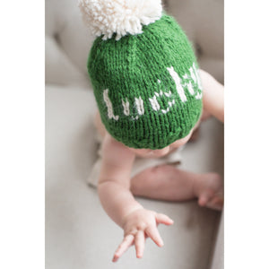Lucky St. Patrick's Day Hand Knit Beanie Hat