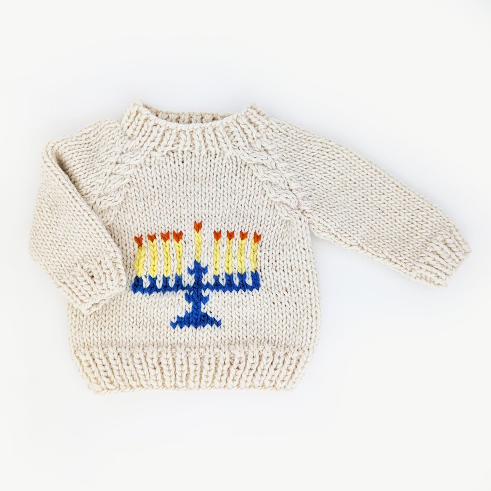Menorah Crew Neck Sweater for Baby & Toddler - Sweaters