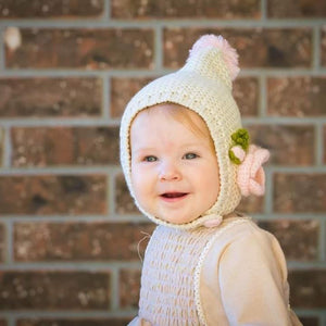 Natural Poppy Bonnet - Beanie Hats