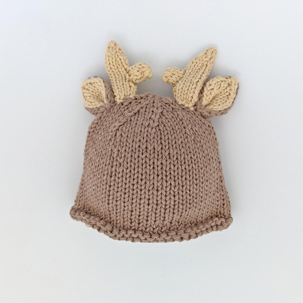 Newborn Buck Beanie Hat - Newborn Knits