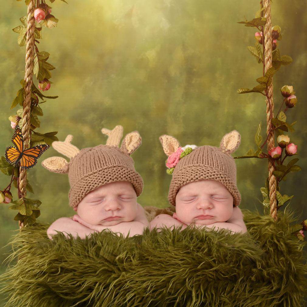 Newborn Buck Beanie Hat - Newborn Knits