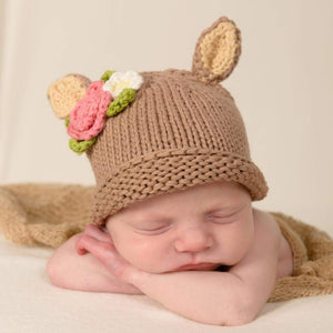 Newborn Doe Beanie Hat - Newborn Knits