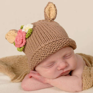 Newborn Doe Beanie Hat - Newborn Knits