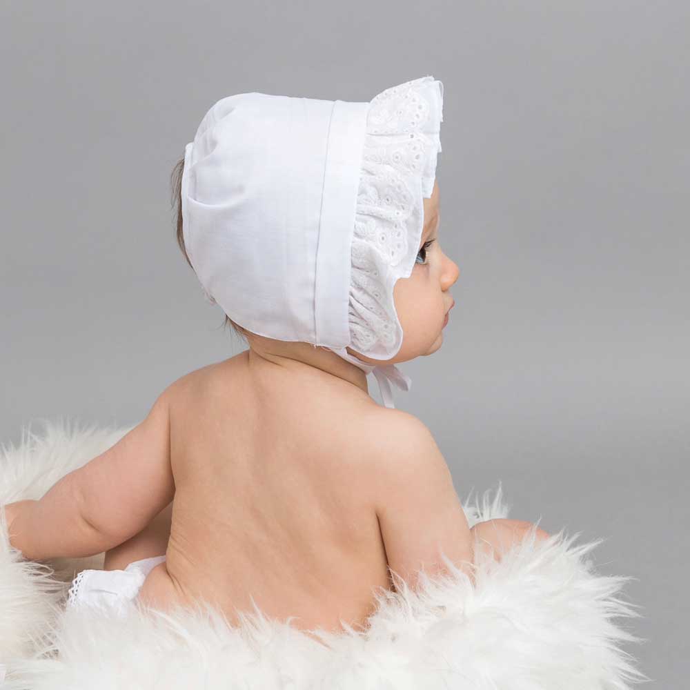 Open Back Baby Bonnet - bonnets