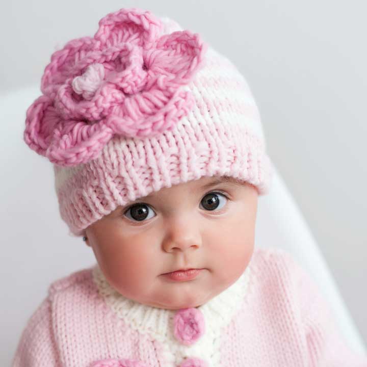 Parfait Pink Ziggy Beanie Hat for Babies, Toddlers & Kids - Beanie Hats