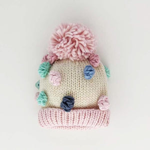 Pastel Popcorn Beanie Hat - Beanie Hats