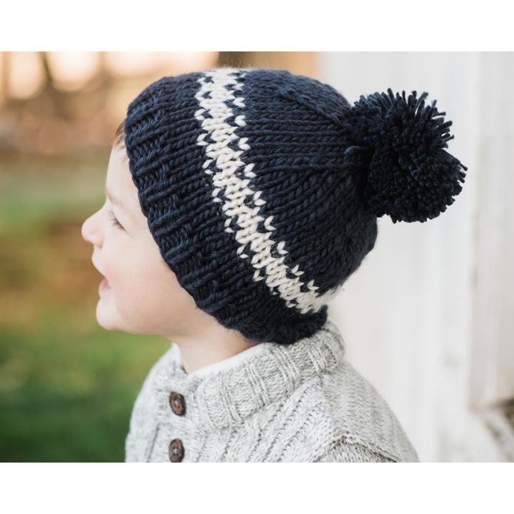 Rebel Indigo Knit Beanie Hat - Beanie Hats