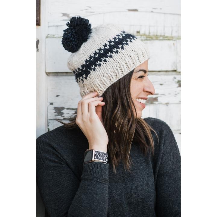 Rebel Natural Knit Beanie Hat - Beanie Hats