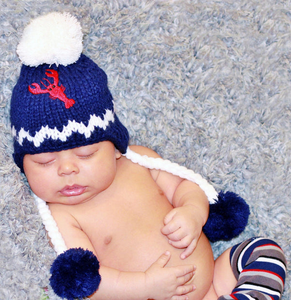 Red Lobster Beanie for Babies, Toddlers & Kids - Huggalugs