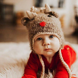 Rudolph Reindeer Beanie Hat - Beanie Hats