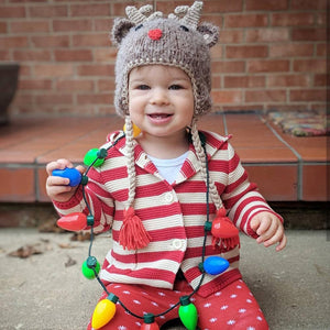 Rudolph Reindeer Beanie Hat - Beanie Hats