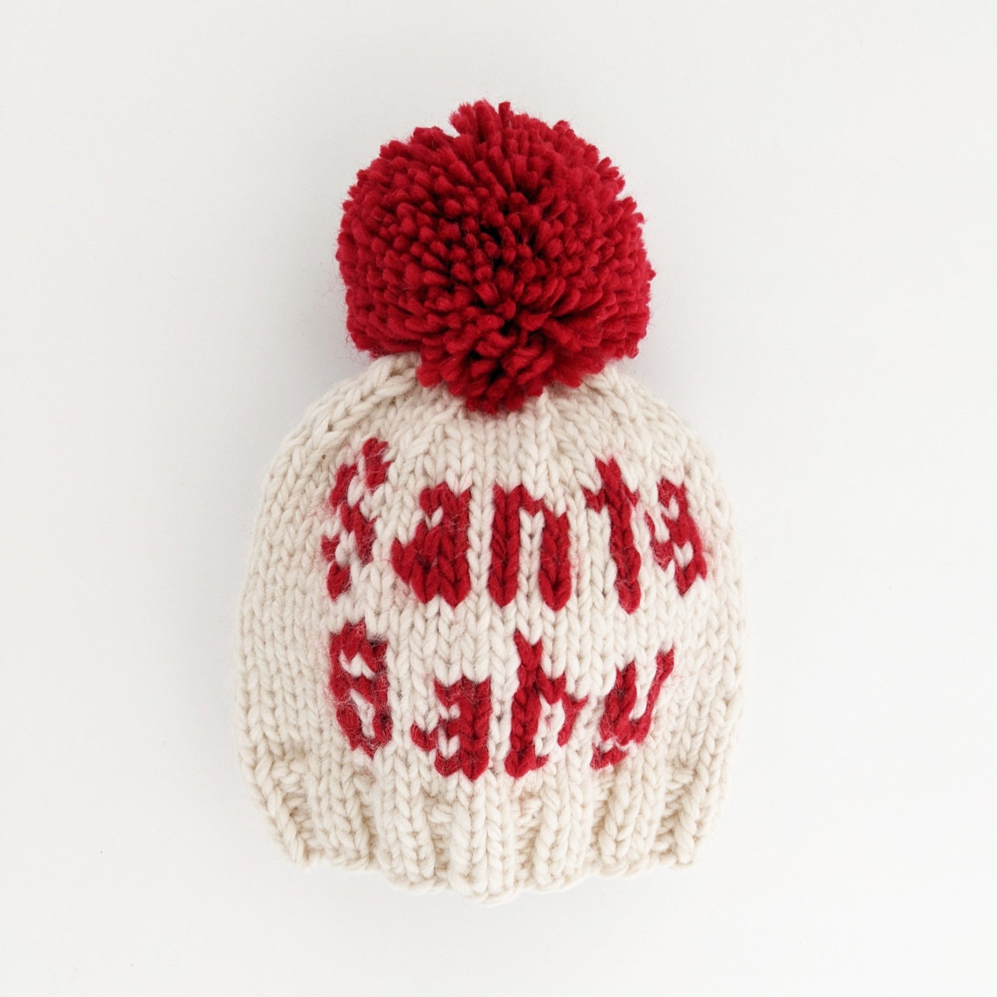 Santa Baby Hand Knit Beanie Hat - Beanie Hats