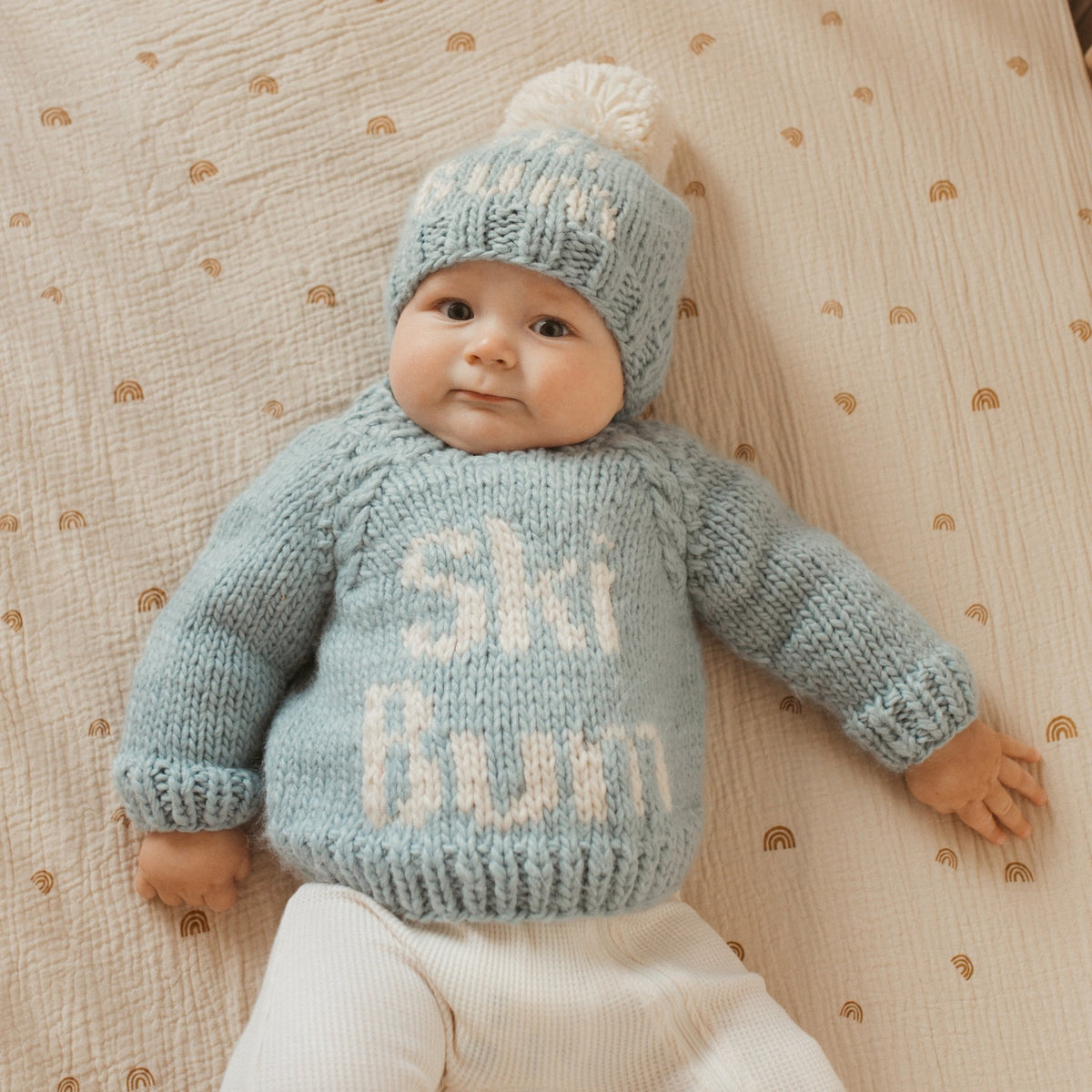 KNITTED PANTS IN RECYCLED POLYESTER, NEWBORN