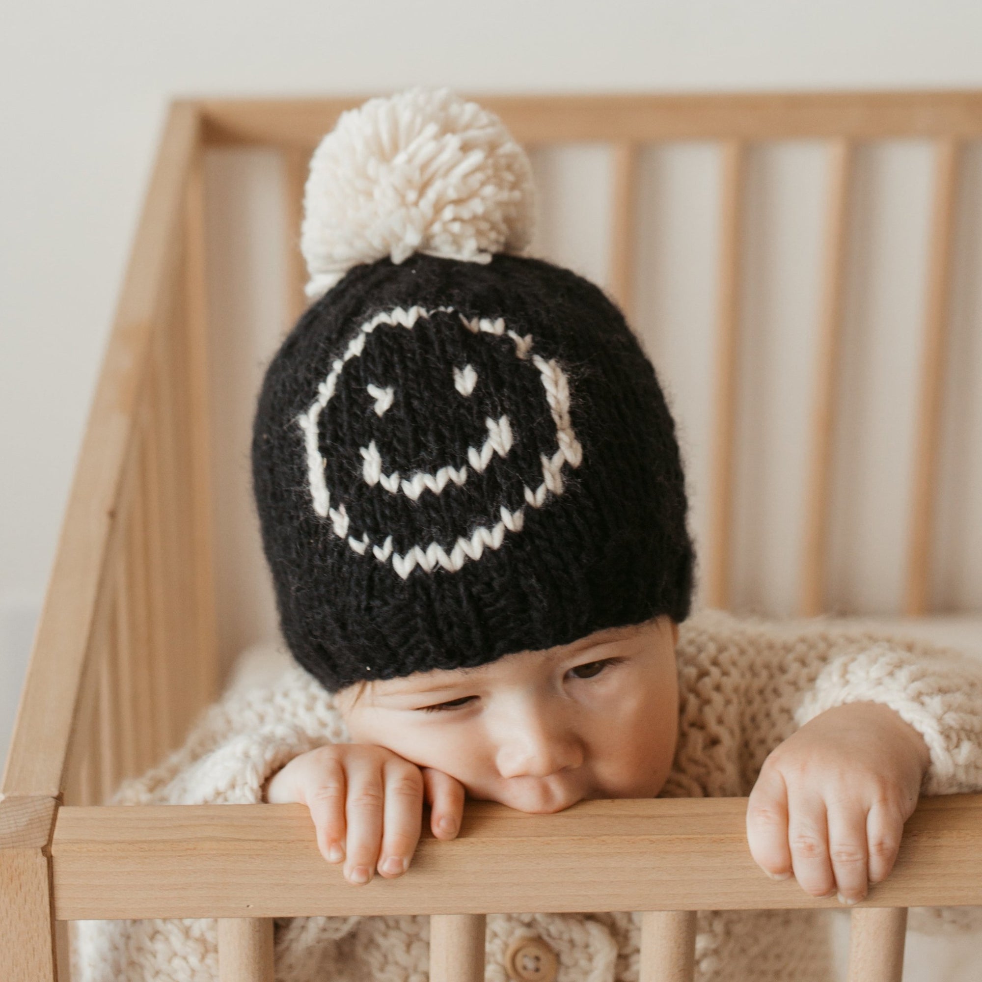 Smiley Beanie Hat due Jul/Aug - Beanie Hats