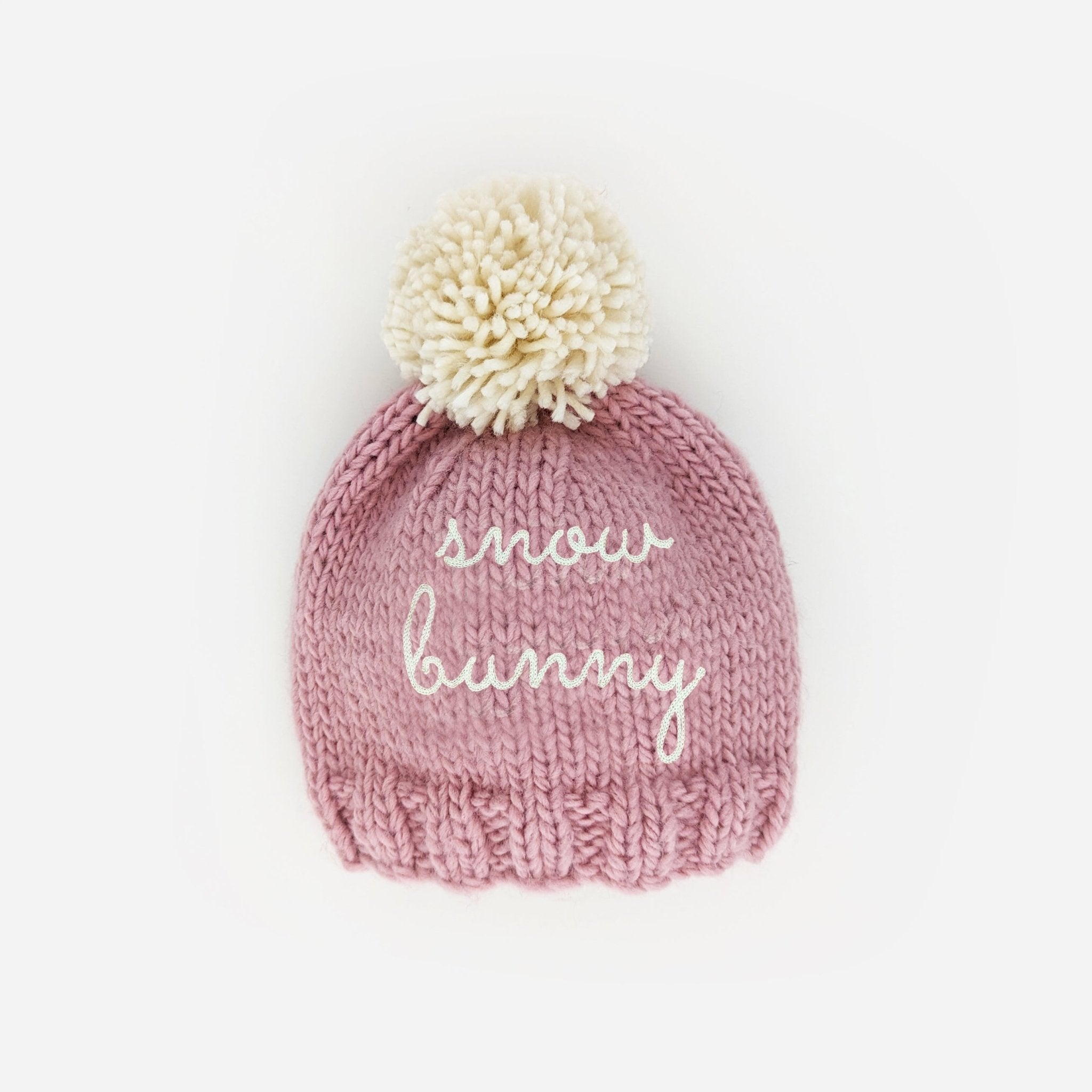 Snow Bunny Rosy Beanie Hat for Baby & Kids - Huggalugs