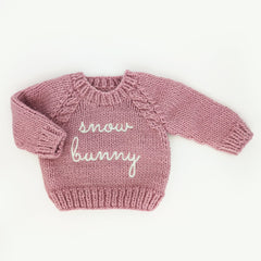 Snow Bunny Rosy Crew Neck Sweater for Baby & Toddler - Huggalugs