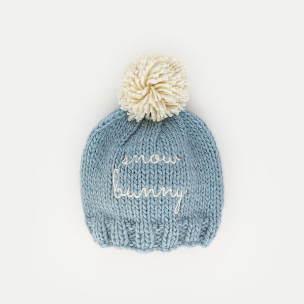 Snow Bunny Surf Blue Beanie Hat for Baby & Kids - Huggalugs