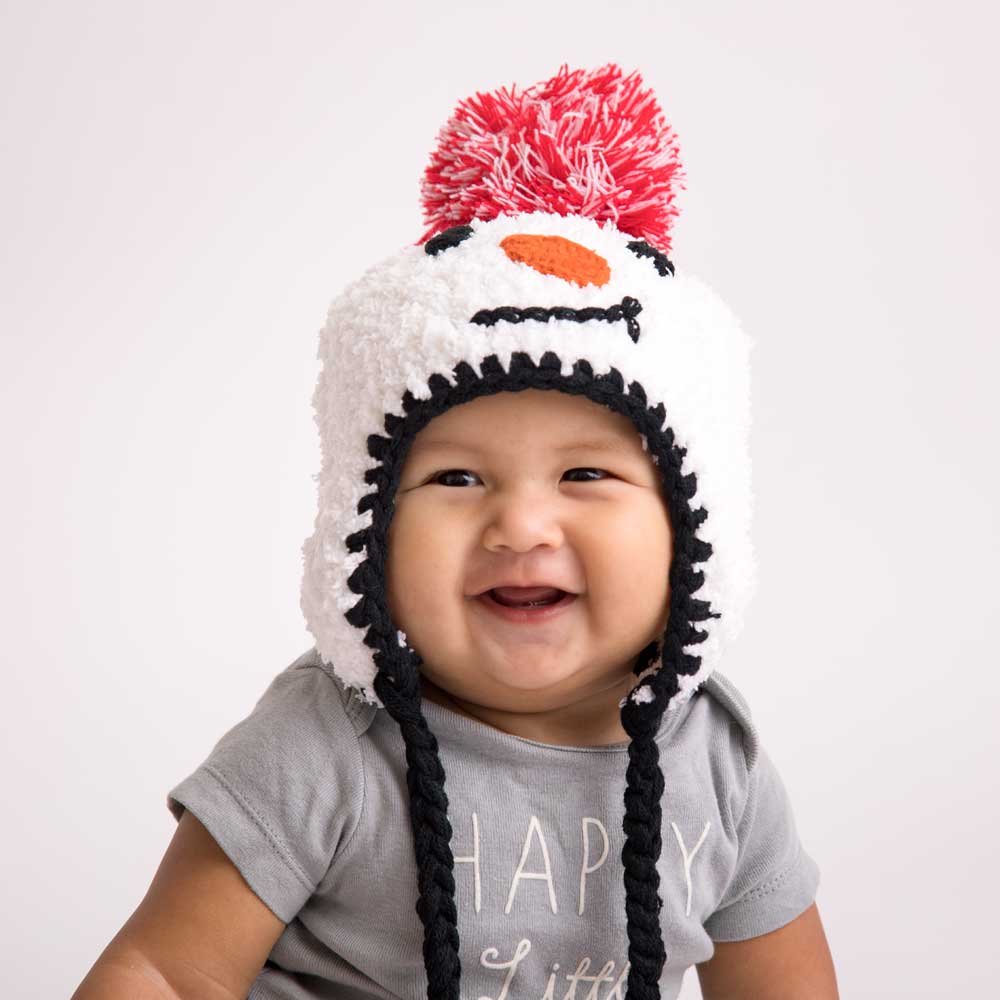 Snowman Beanie Hat for Babies, Toddlers & Kids - Beanie Hats