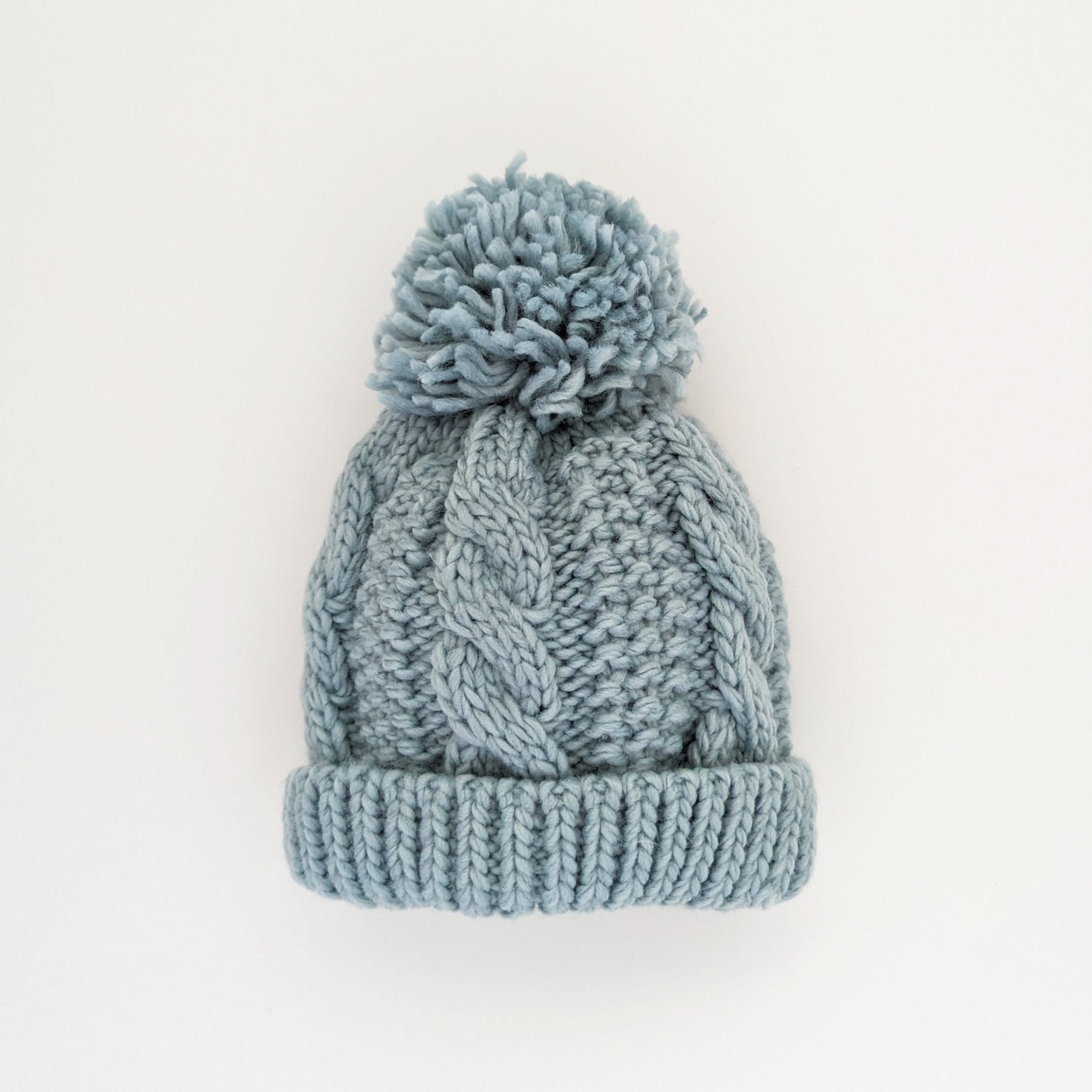 Kids cable knit hat shop