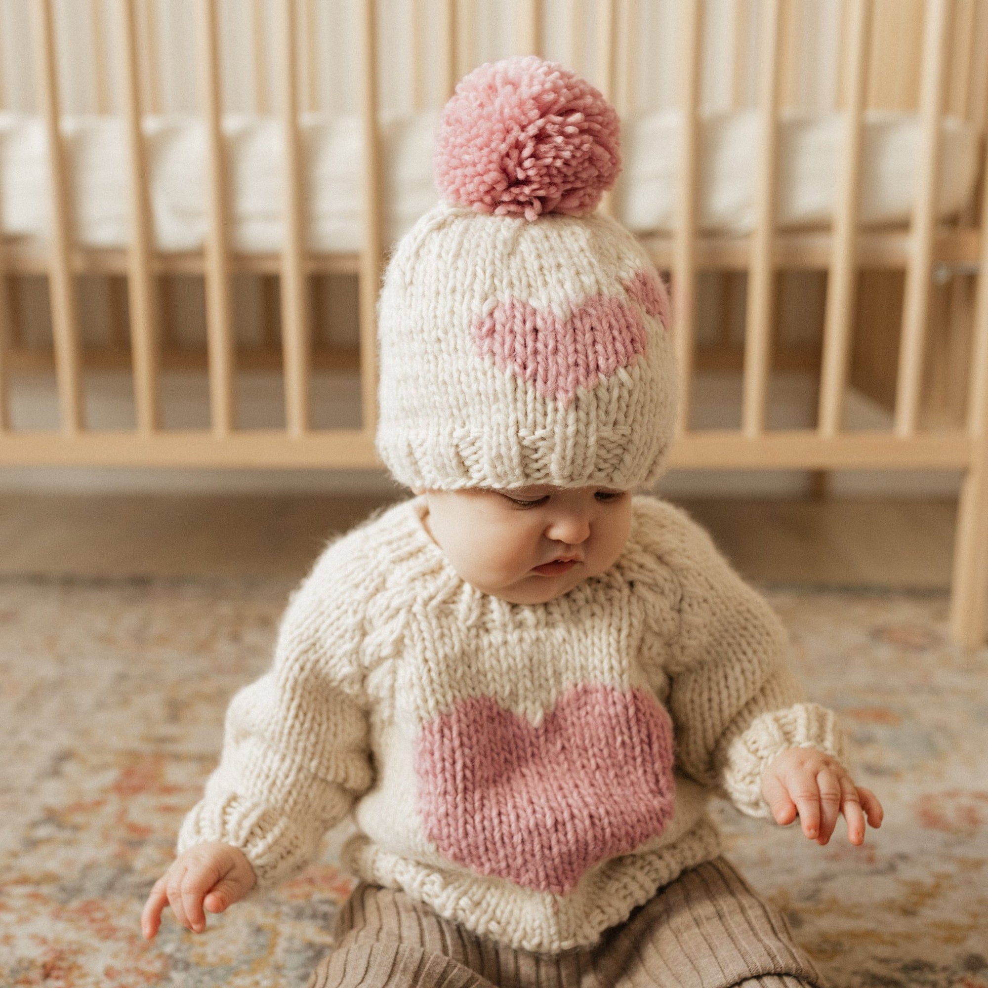 Sweetheart Crew Neck Sweater - Sweaters