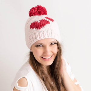 Sweetheart Knit Beanie Hat - Beanie Hats