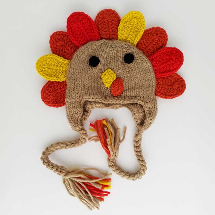 Turkey Earflap Beanie Hat - Beanie Hats