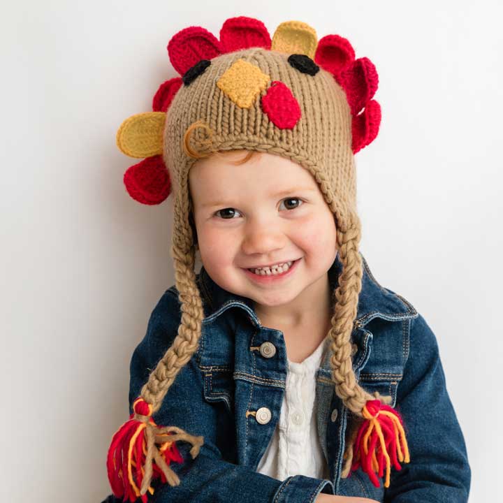 Turkey Earflap Beanie Hat - Beanie Hats