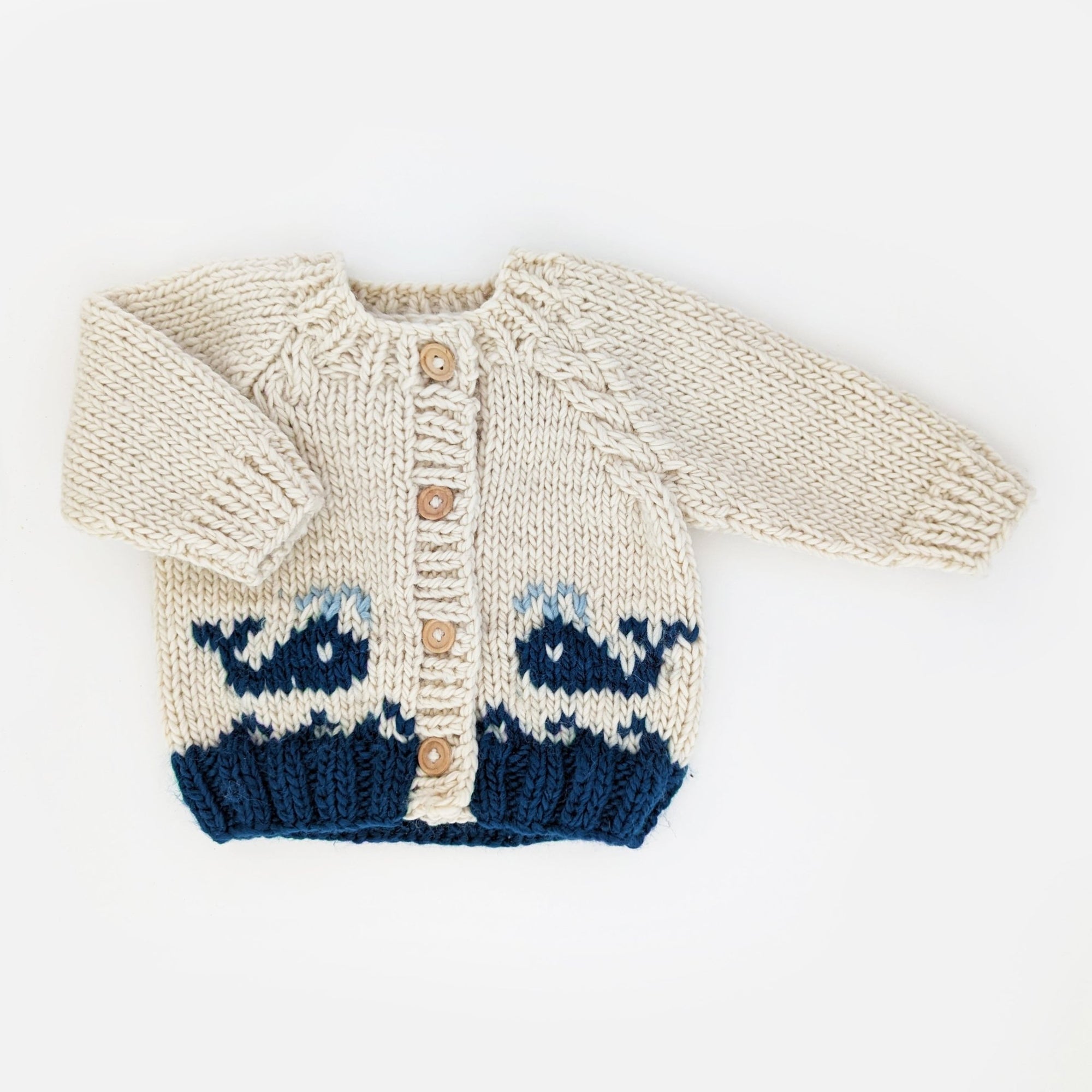 Whale Cardigan Sweater for Baby & Toddler - Sweaters
